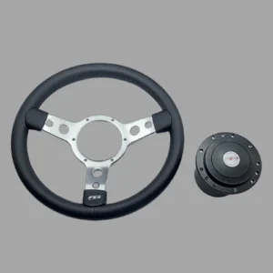 STEERING WHEEL - 13" - 3 SPOKE - CLASSIC - COMPLETE WITH BOSS - PRE 1996