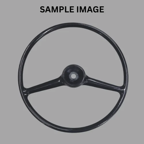 EARLY MK2 -  2 SPOKE STEERING WHEEL - REFURBISHED - NO HORN PROVISION 1970'S ON