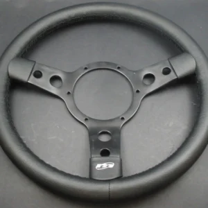STEERING WHEEL - 13" - 3 SPOKE CLASSIC - BLACK