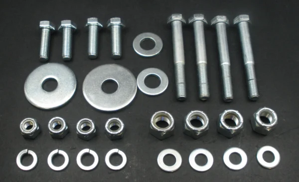 REAR SUBFRAME BOLT KIT LESS BUSHES AND SUPPORT PINS PRE 1976