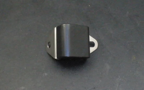 FRONT BUMP STOP UNDER TOP ARM - REBOUND BUFFER - POLY MOUNTED ON STAINLESS BASE